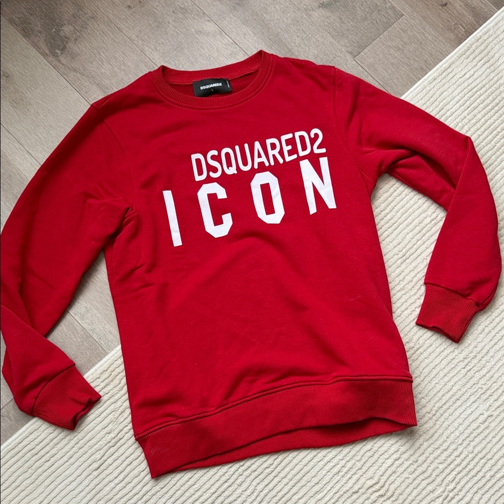 Iconic Red Crewneck Sweater